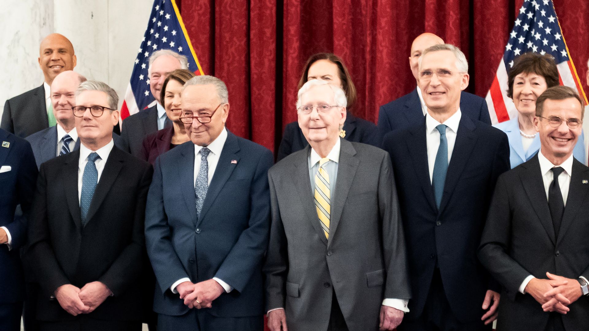Sens. Chuck Schumer and Mitch McConnell 