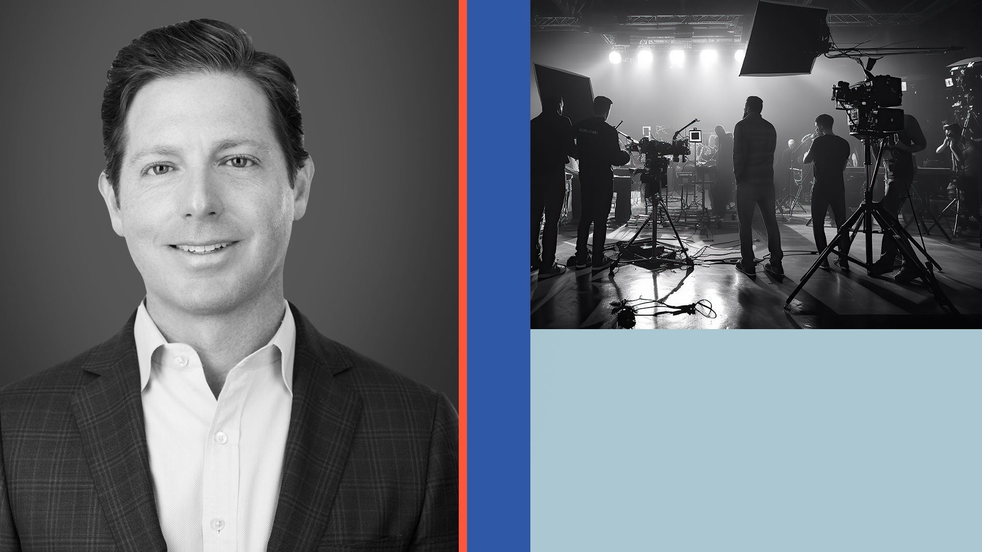 Photo illustration of Alphonse Lordo of Content Partners Capital . 