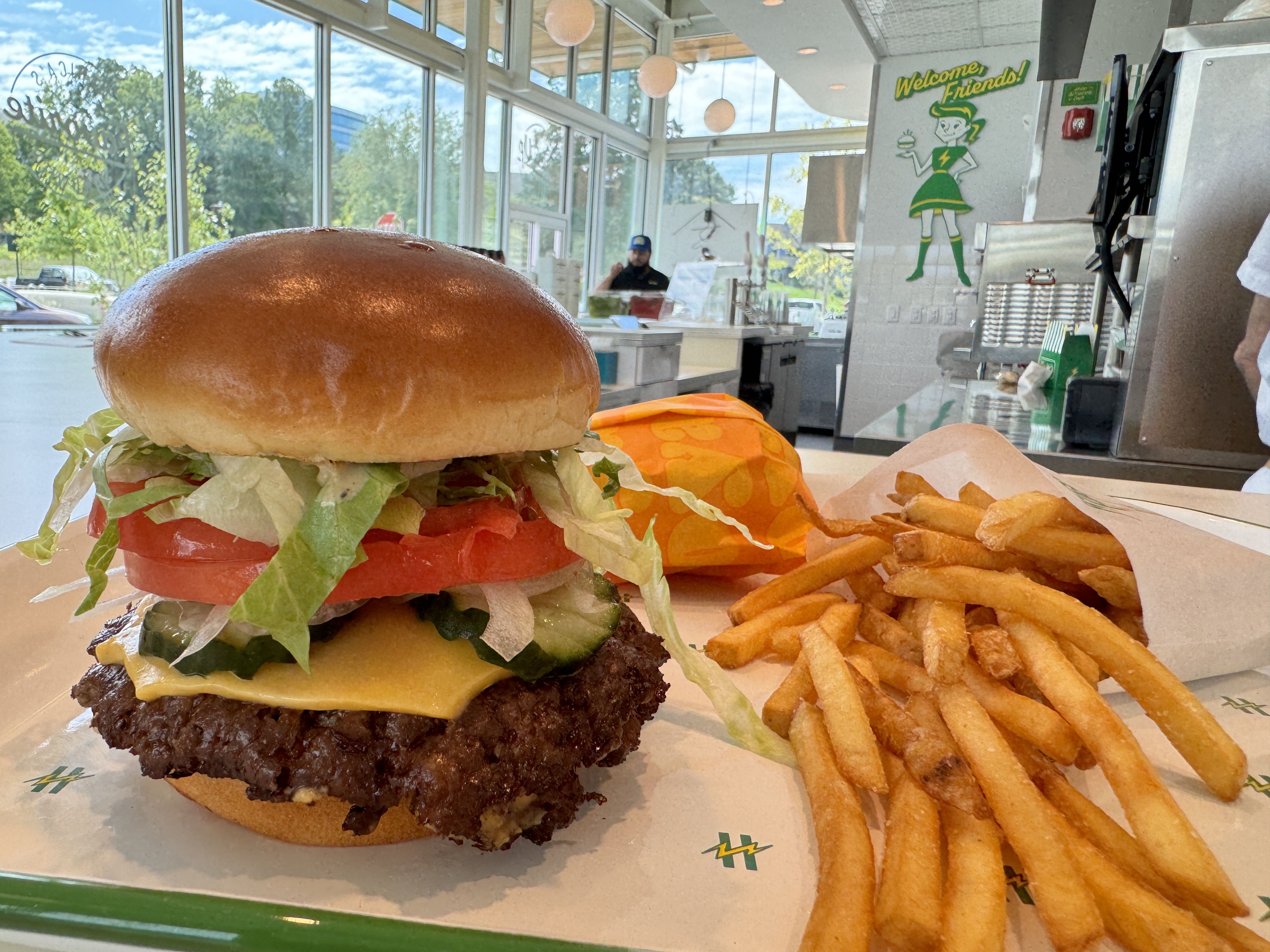 big burger and fries
