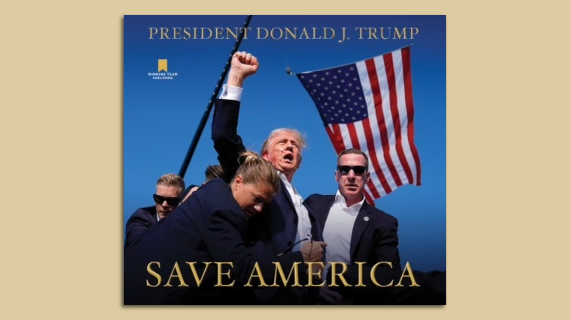 The cover of former President Trump's new book "Save America."