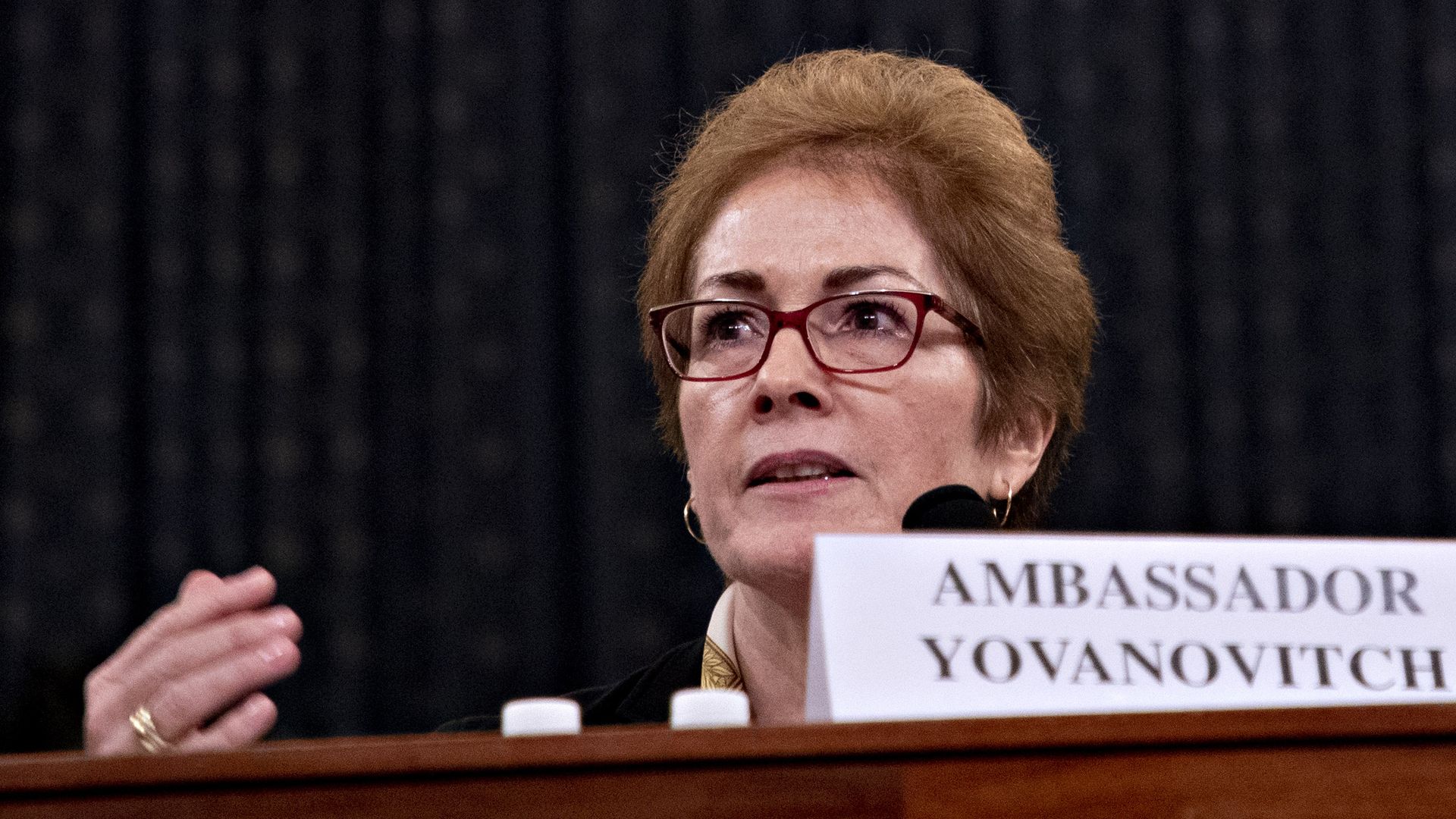 Former US Ambassador to the Ukraine Marie Yovanovitch