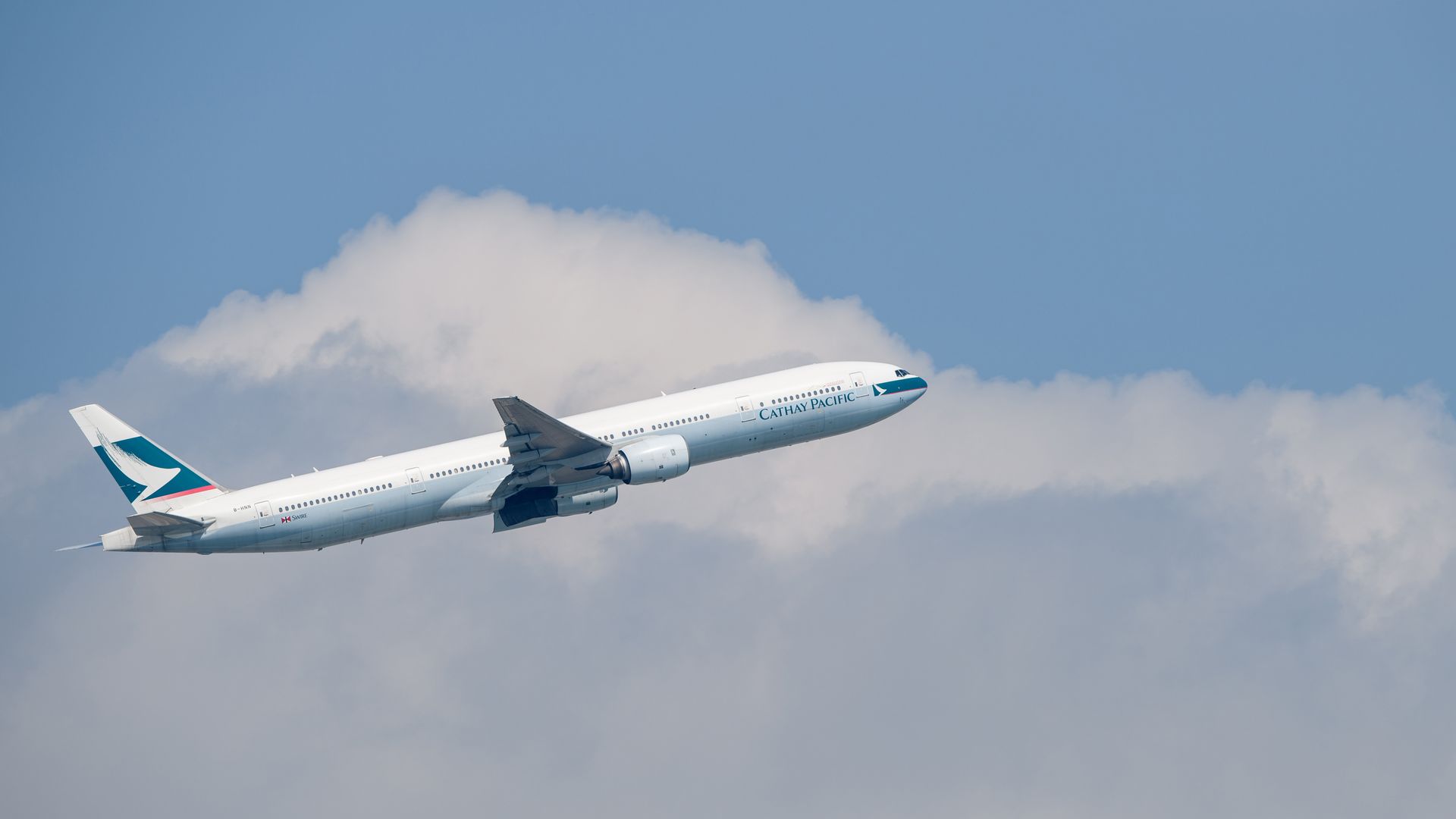 Cathay Pacific airliner