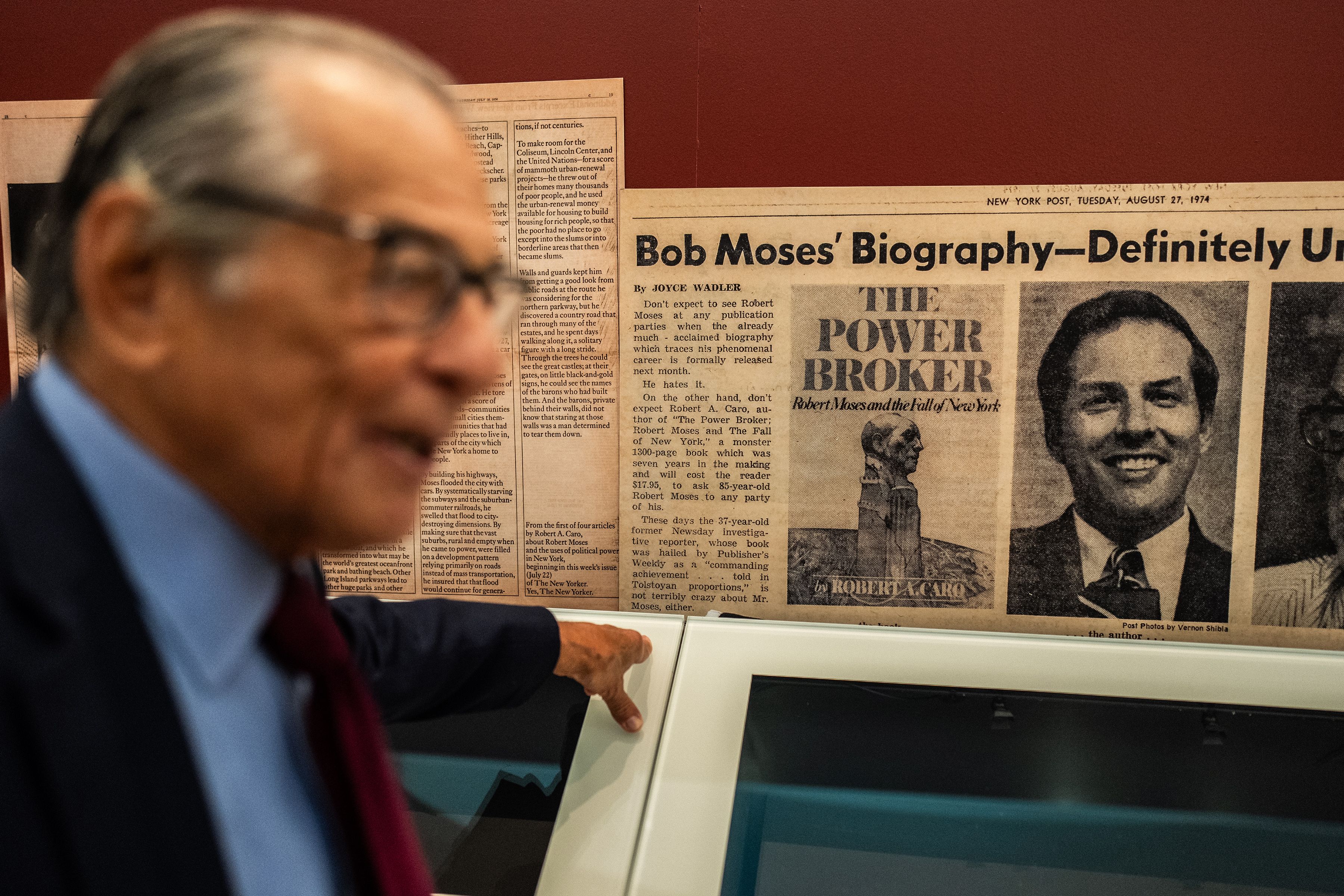Robert Caro at the New-York Historical Society last week.
