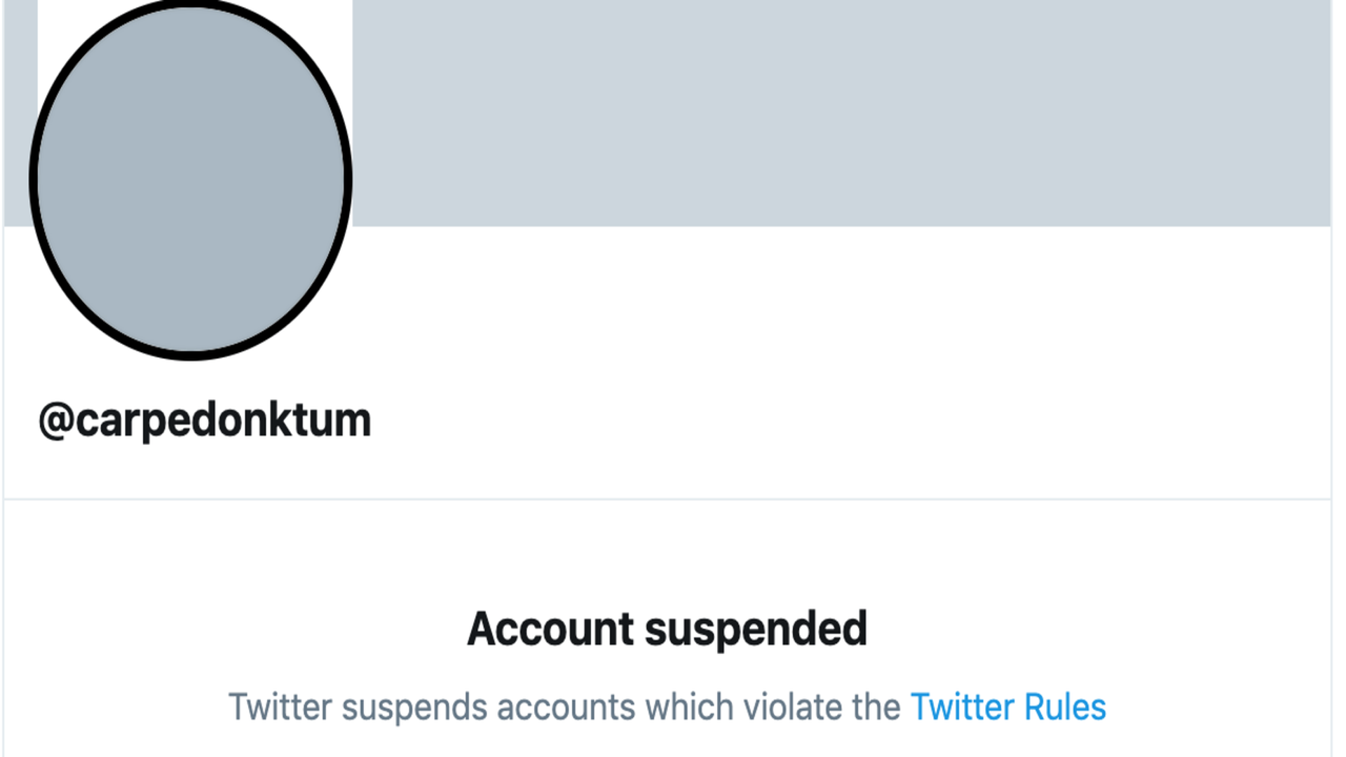 screenshot of carpedonktums twitter