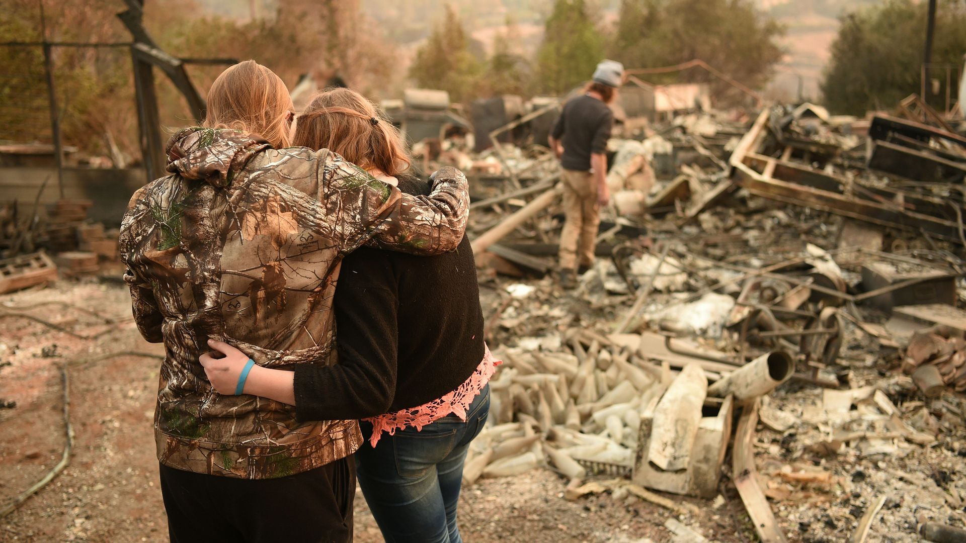 Victims of the Camp Fire in Paradise, California last November.