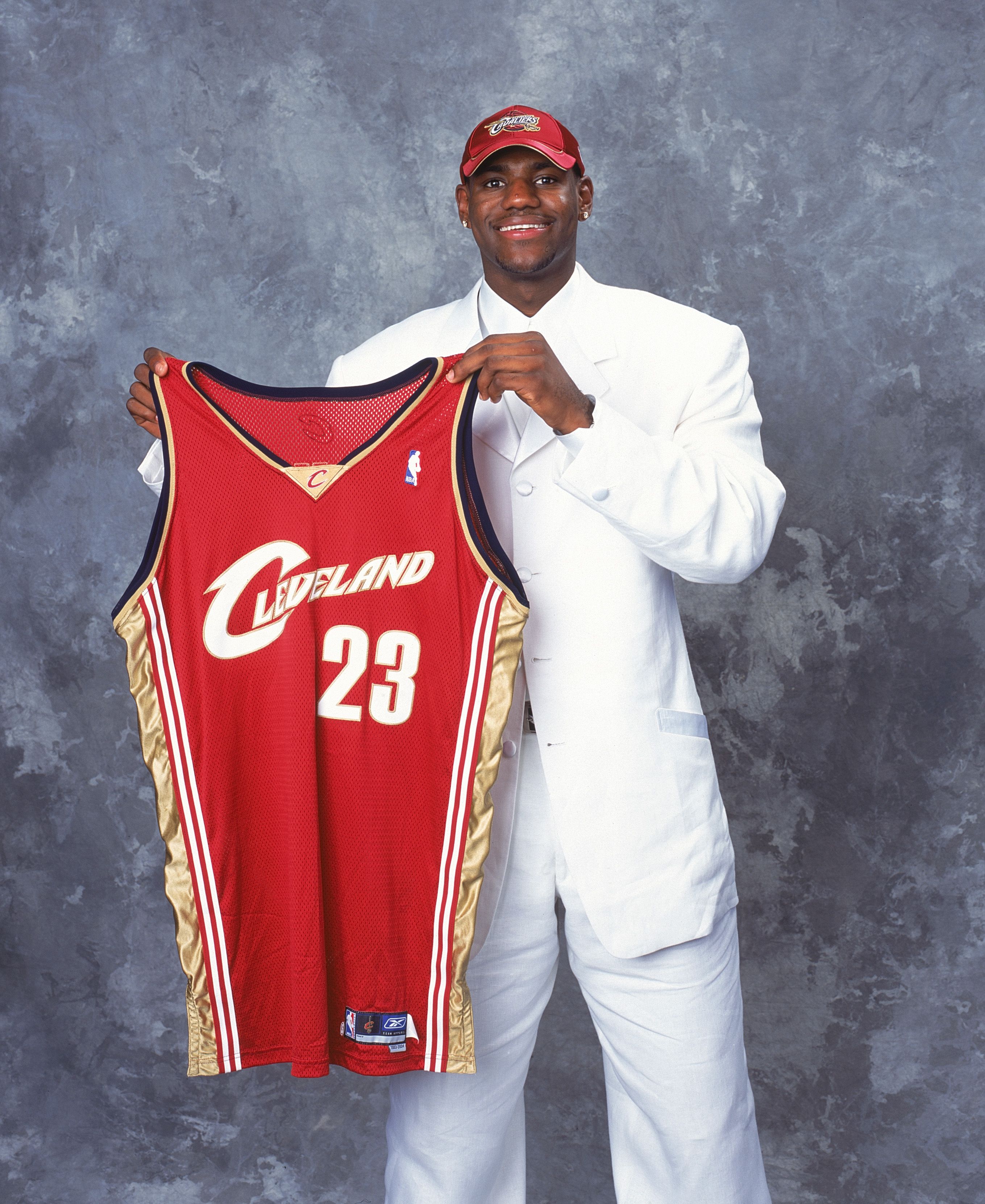 LeBron James on draft night
