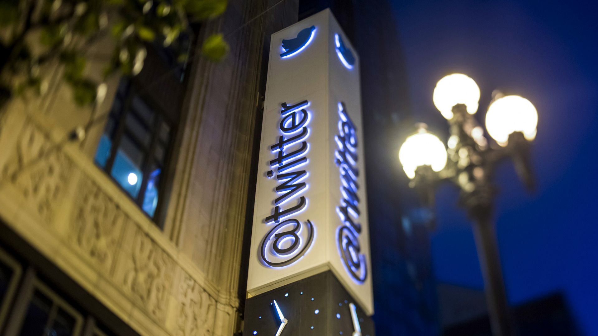 Twitter signage