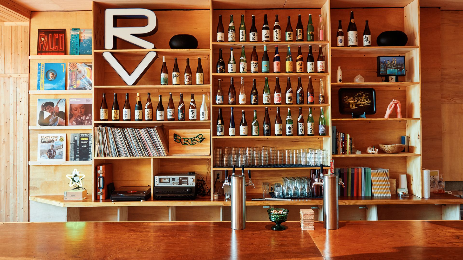 The bar at Rice Vice.