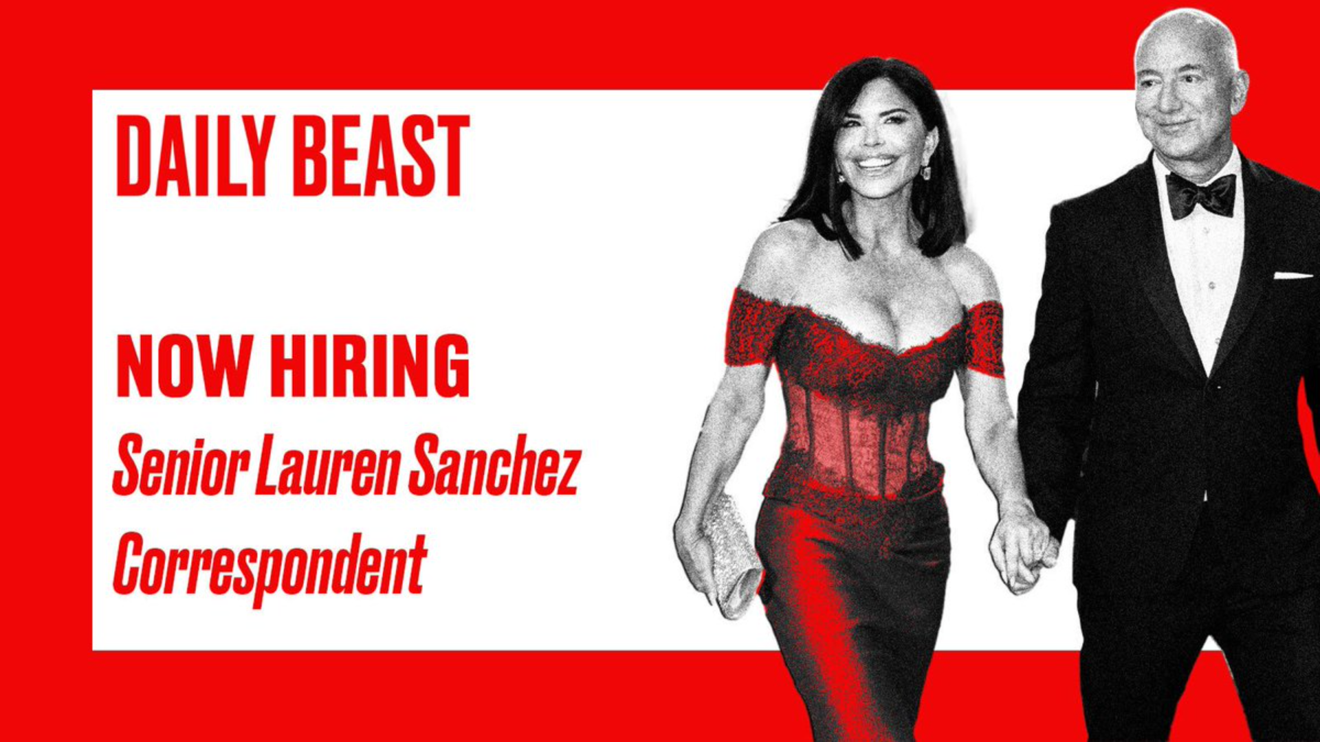 Photo of Daily Beast ad for Lauren Sanchez correspondent 