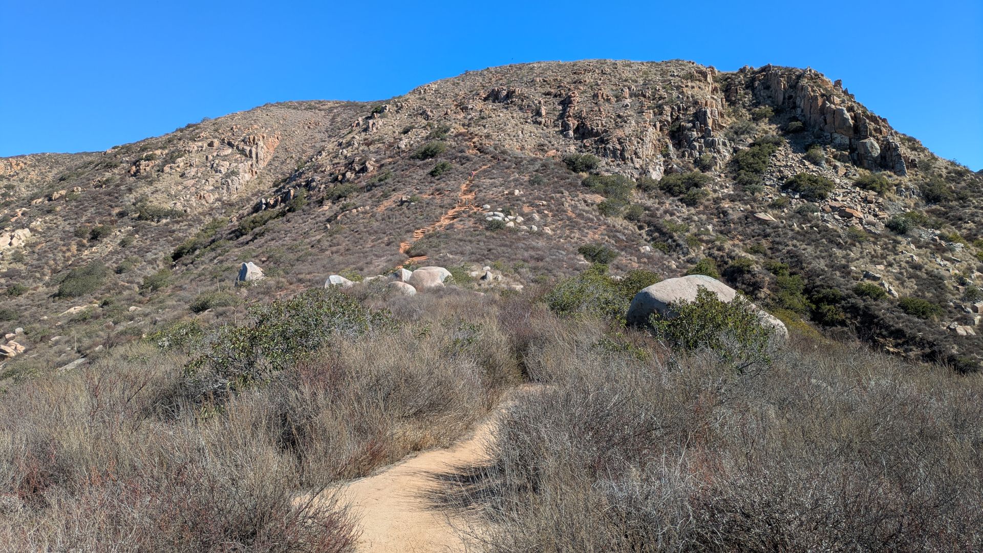 trail leading up a mountain