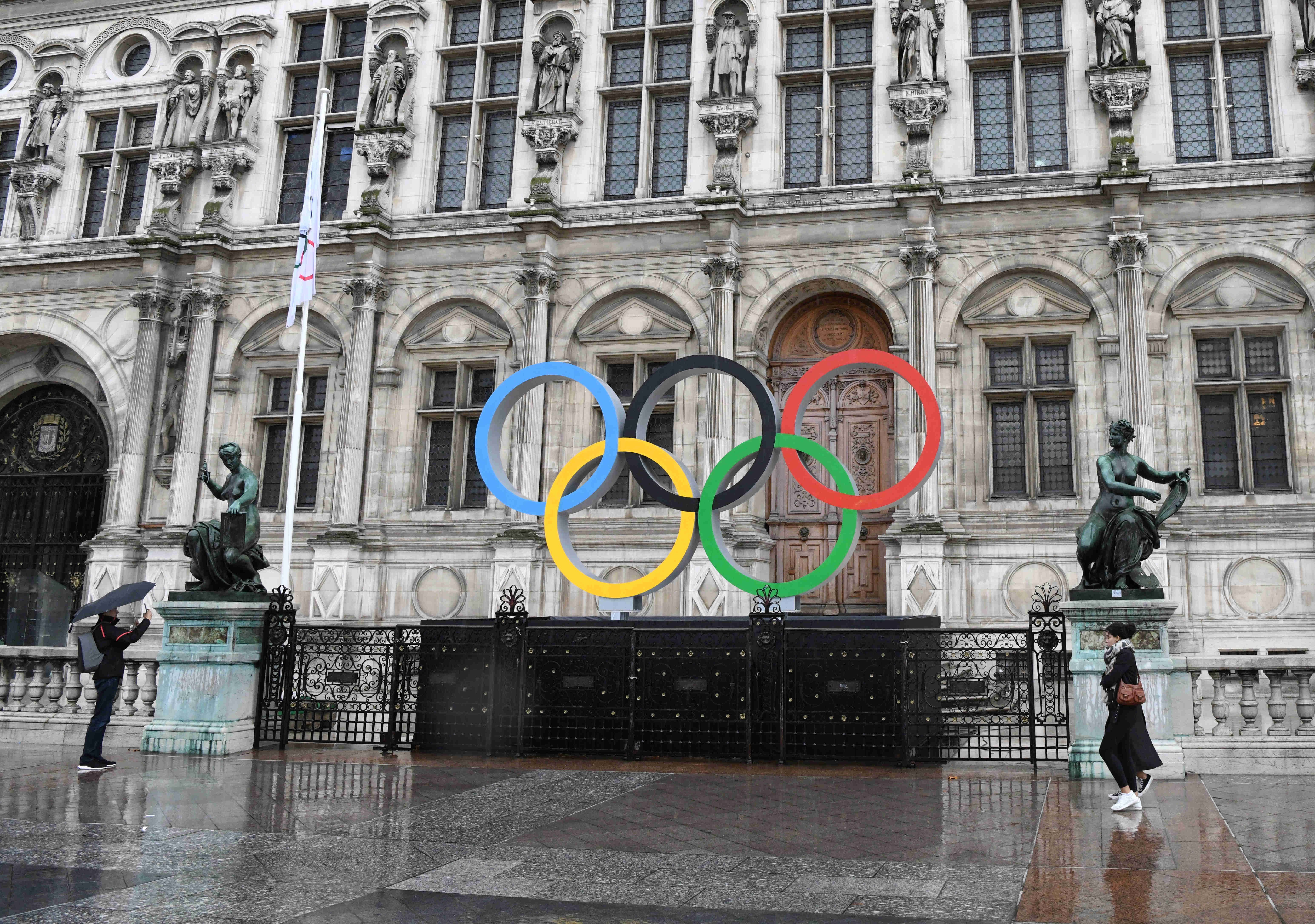 Paris Olympic rings