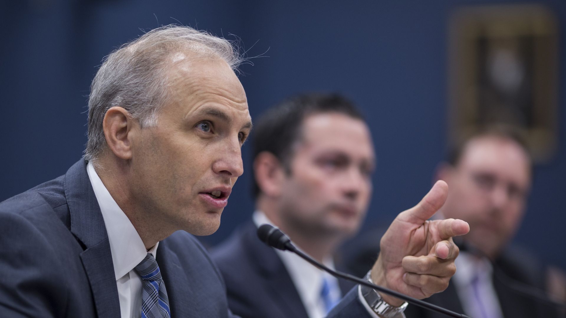 Matt Olsen testifying in Congress.