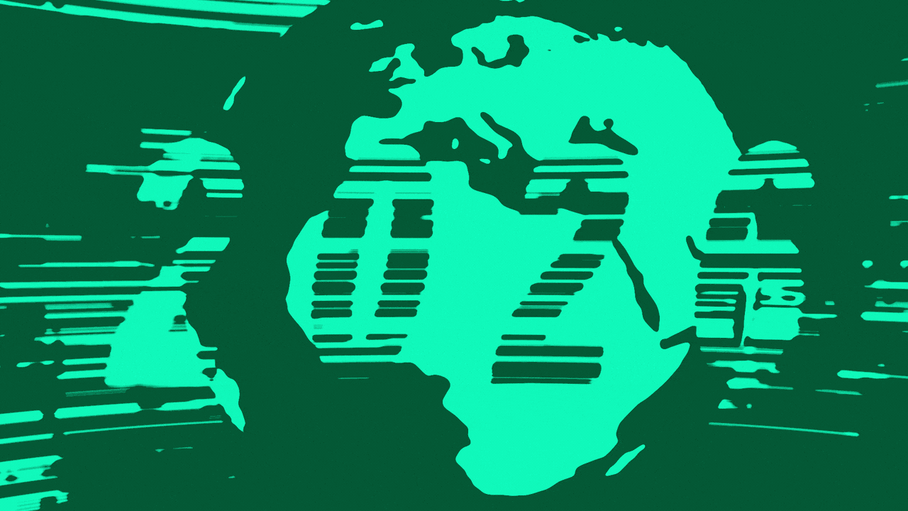 Animated illustration of a globe spinning forward over speed lines. More speed lines above it are forming the year 2026, the individual numbers of which rotate to reveal dollar signs.
