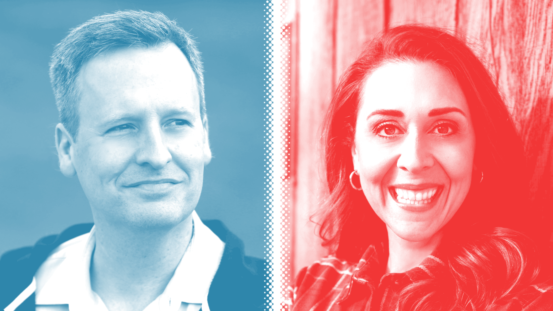 Side-by-side of Jaime Herrera Beutler (R) and Dave Upthegrove (D).