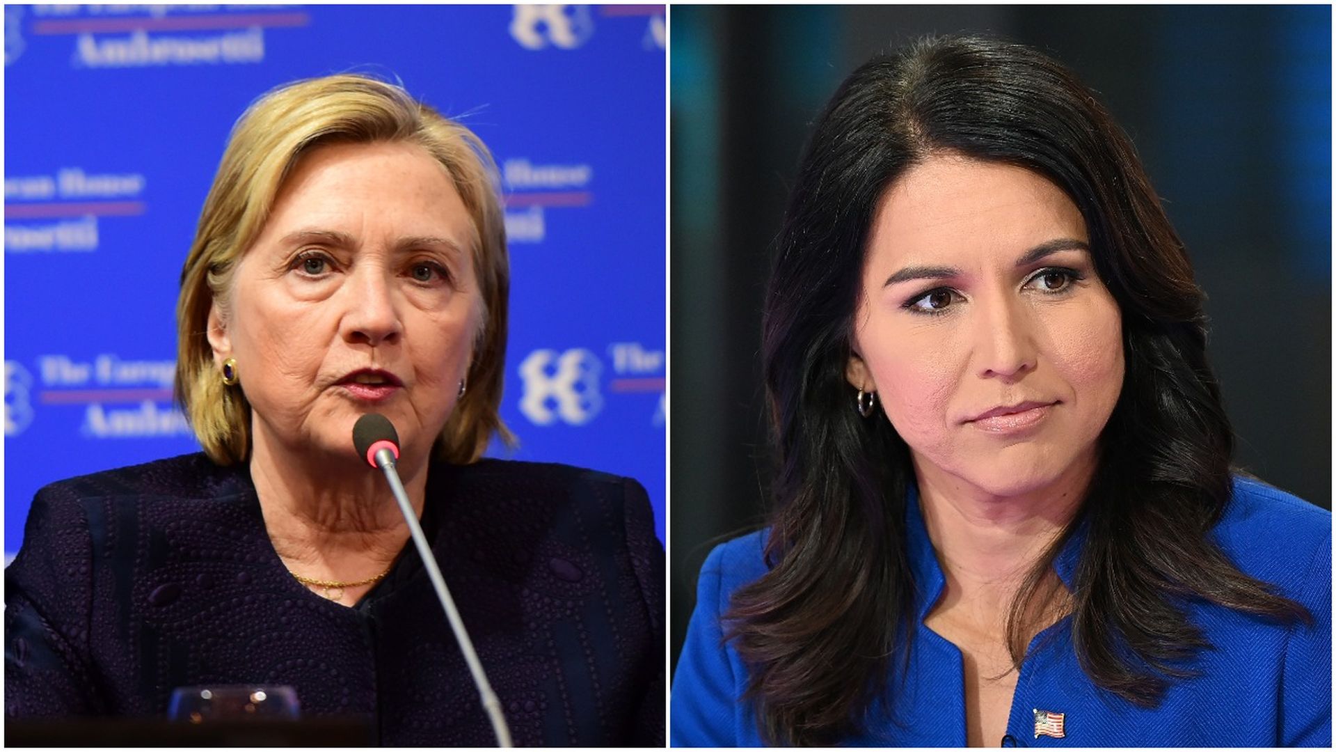 Hillary Clinton and Tulsi Gabbard