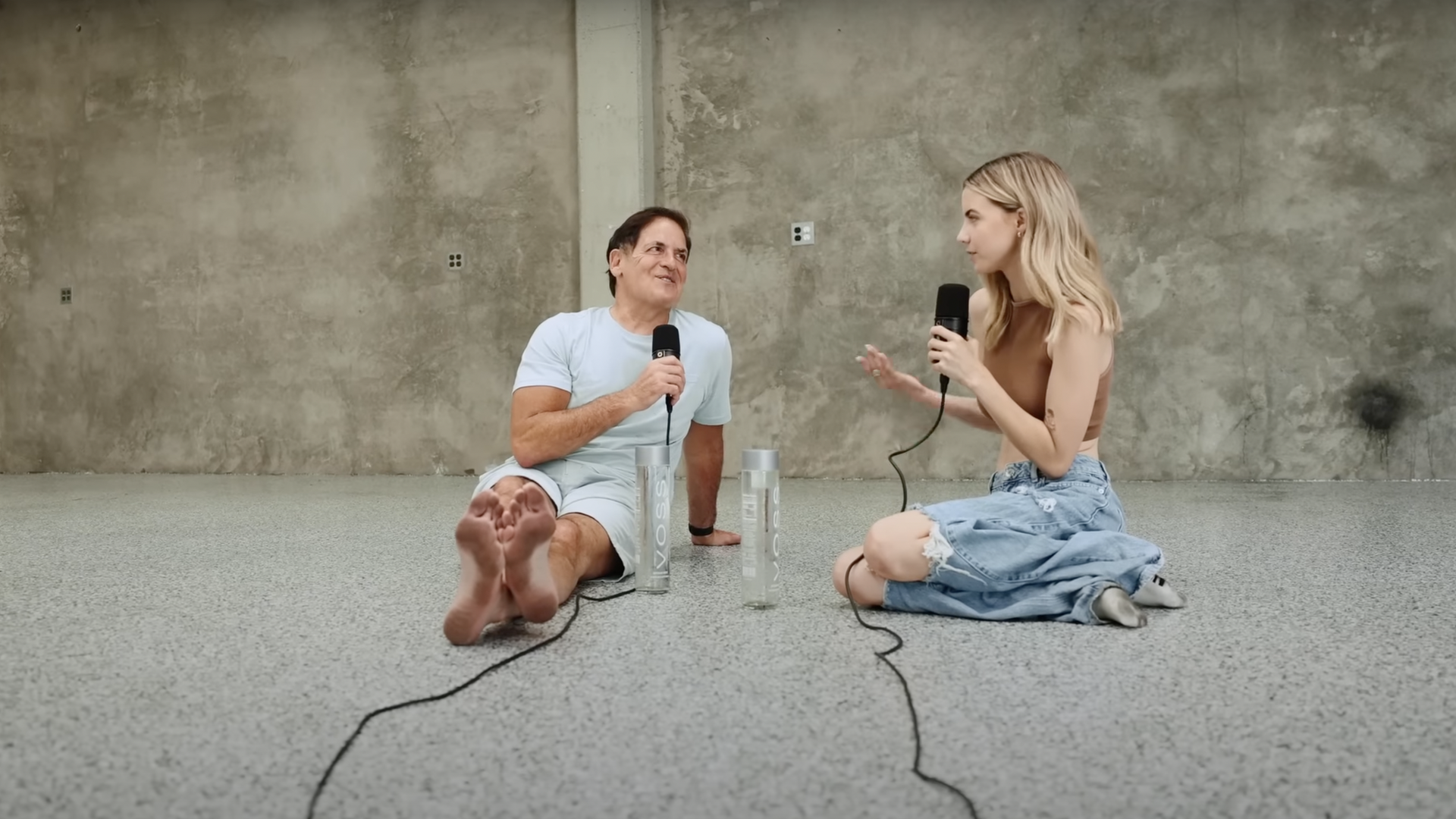 Mark Cuban talks to podcaster Bobbi Althoff