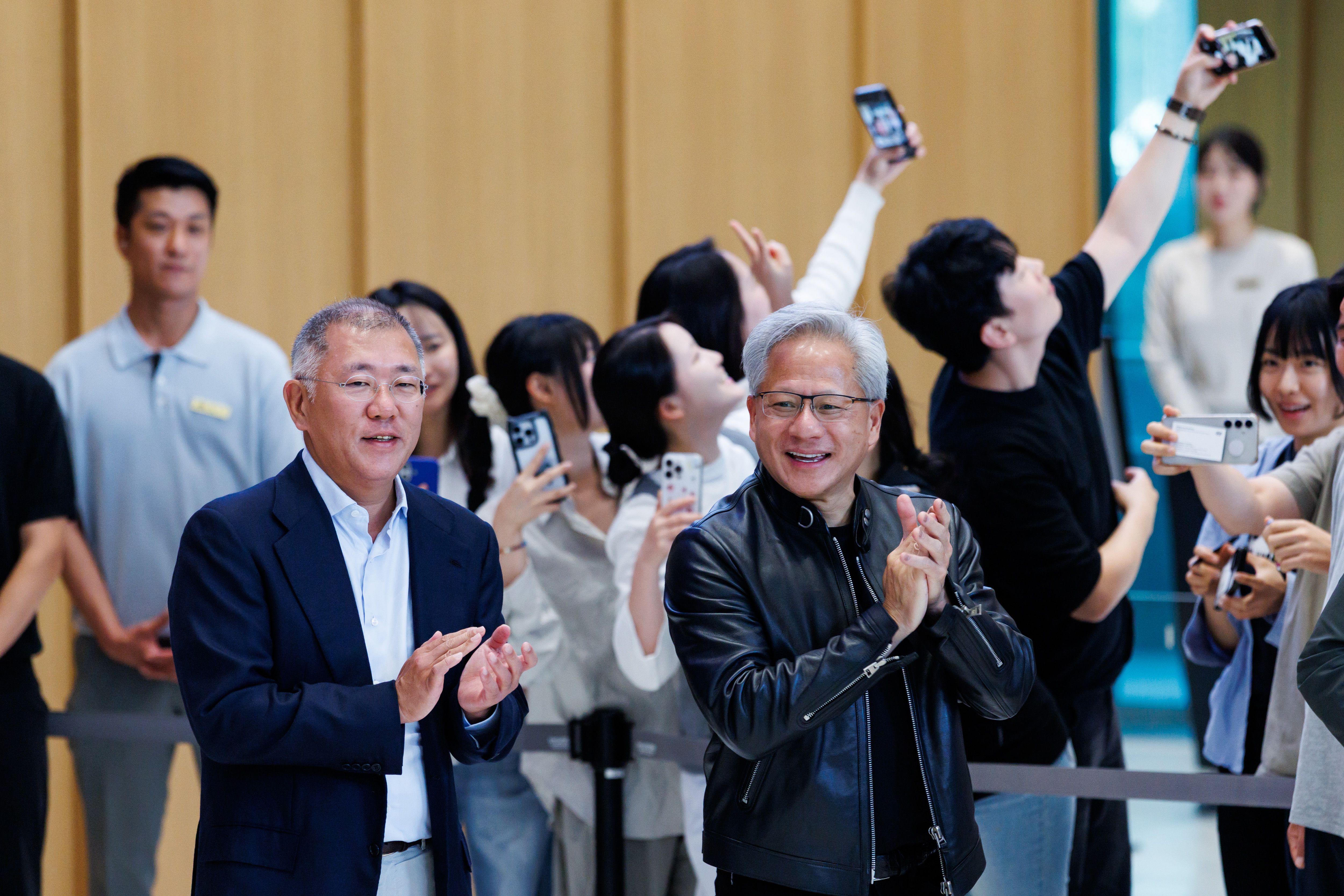 axios.com - Nathan Bomey - Not Tesla? 'No one' better with robots than Hyundai, Nvidia CEO says
