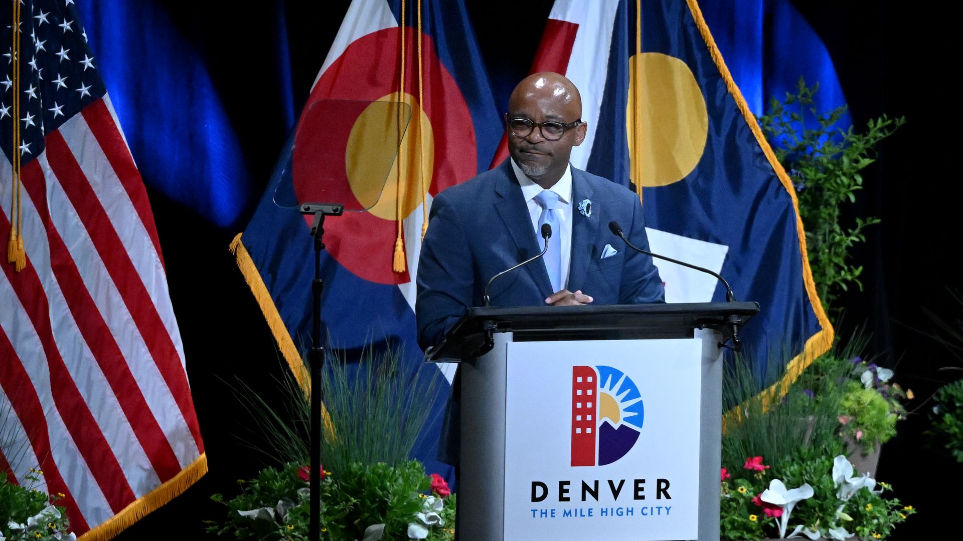 Former Denver Mayor says goodbye on July 17, 2023. Photo: Helen H. Richardson/Denver Post via Getty Images