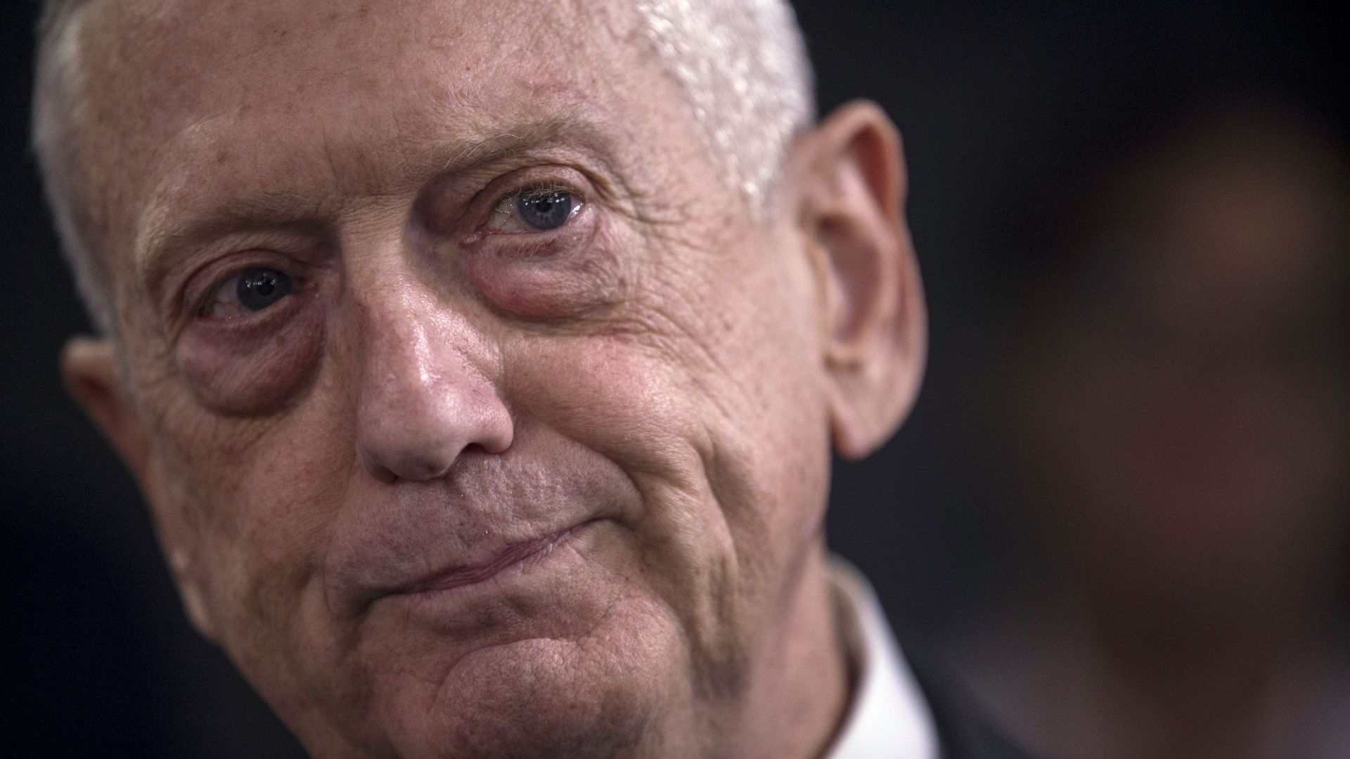 Mattis looks mad.