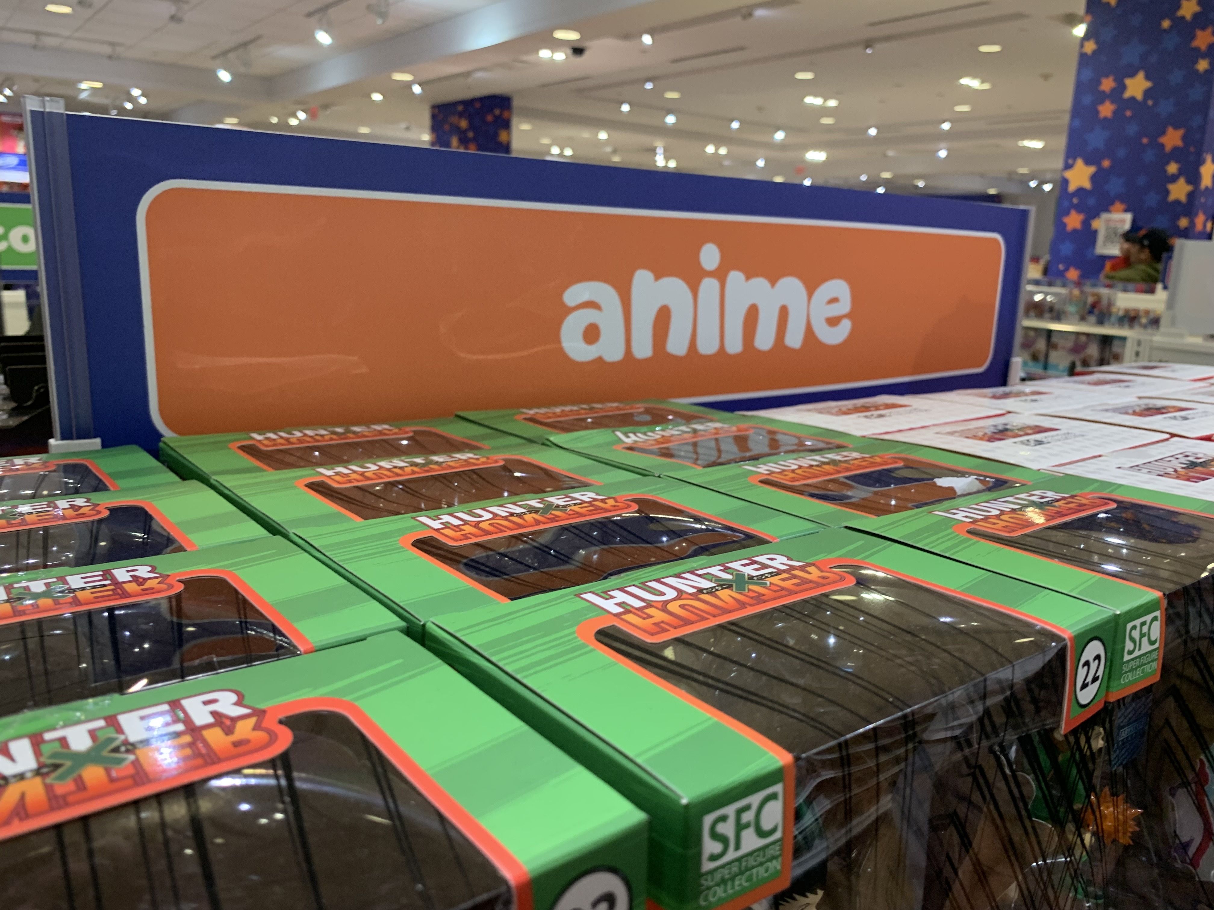 Photo of a sign that says "anime" 