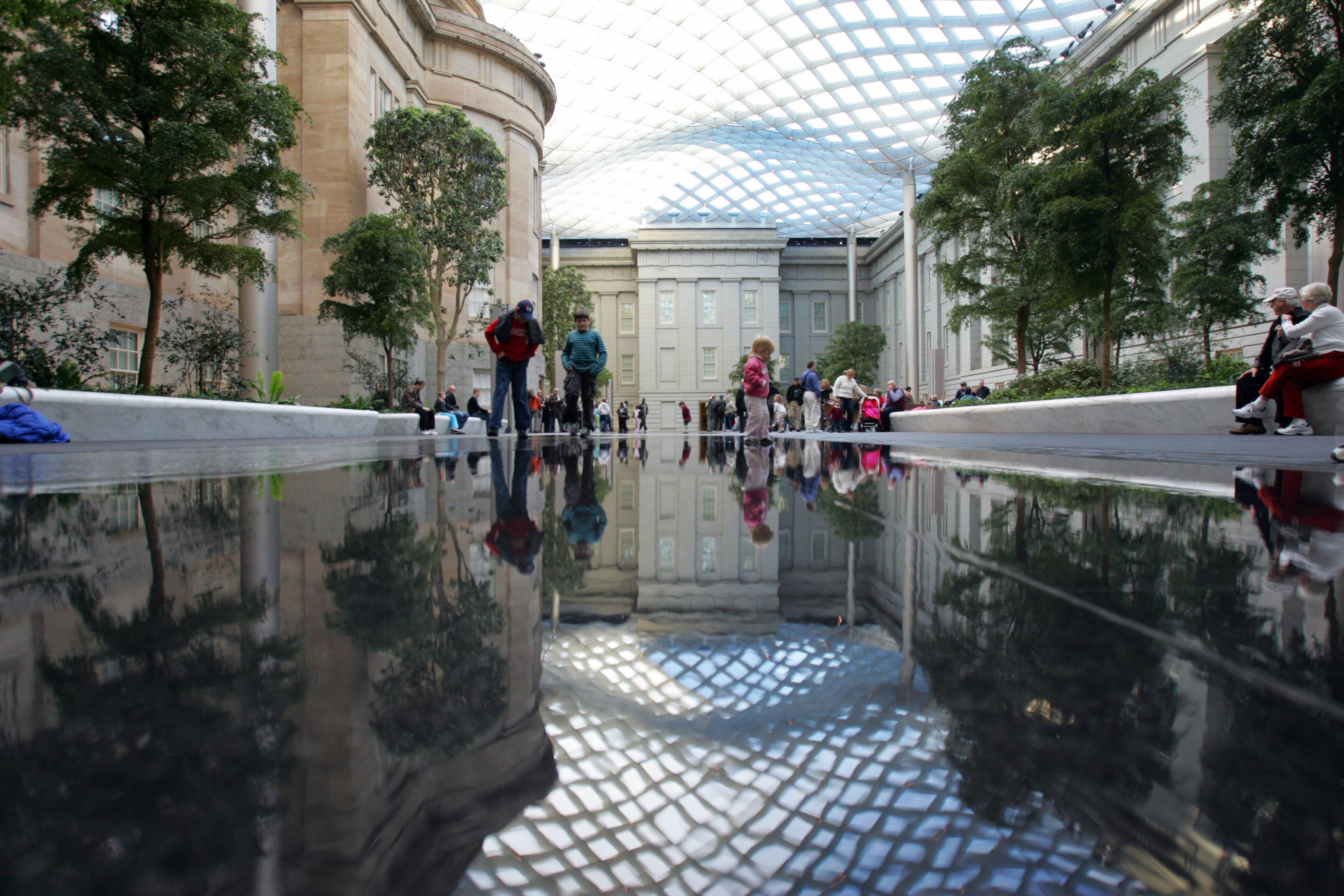 The Kogod Courtyard at the National Portrait Gallery 