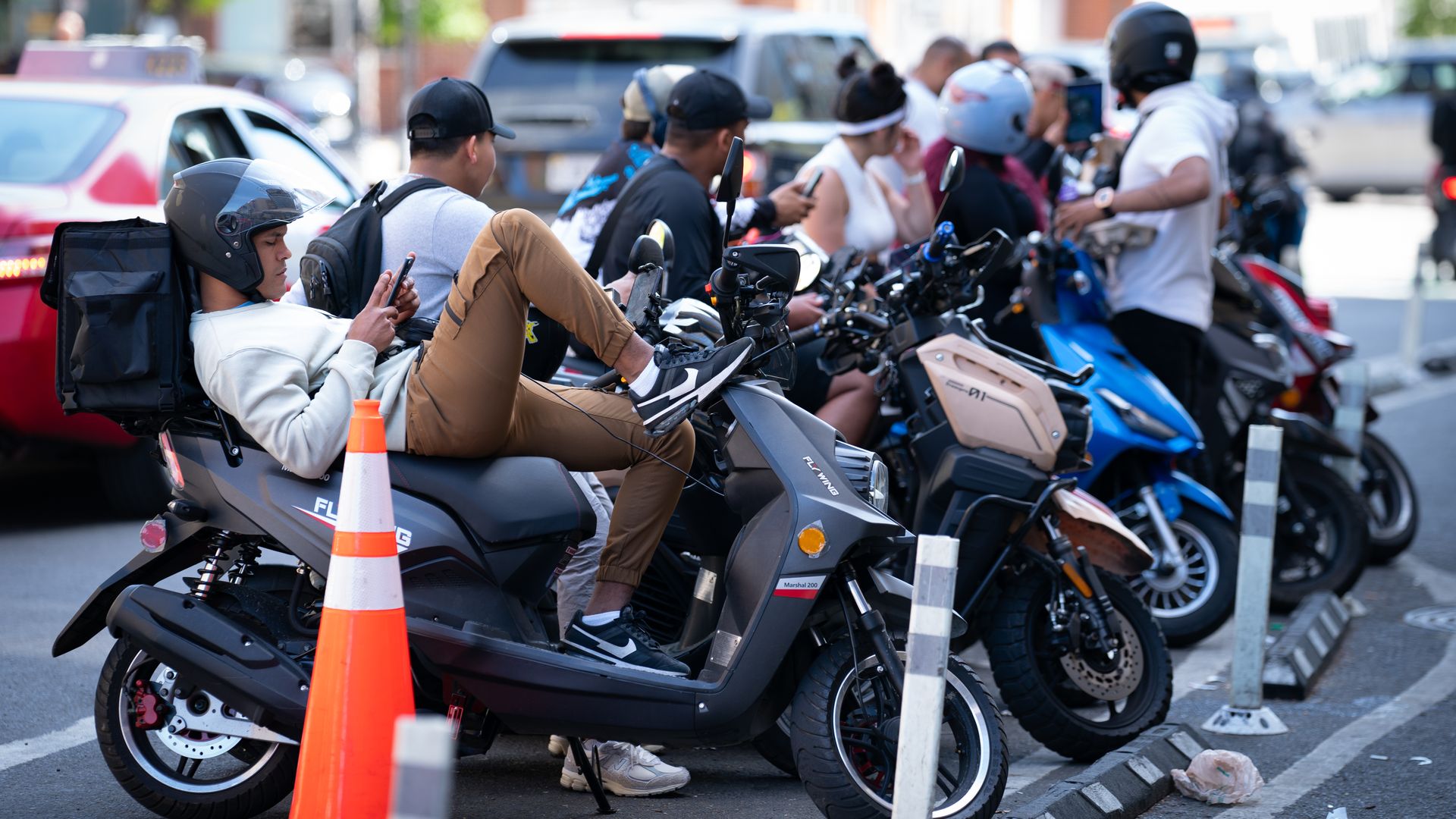 DoorDash cracks down on driver road safety mopeds in DC Axios Washington D.C