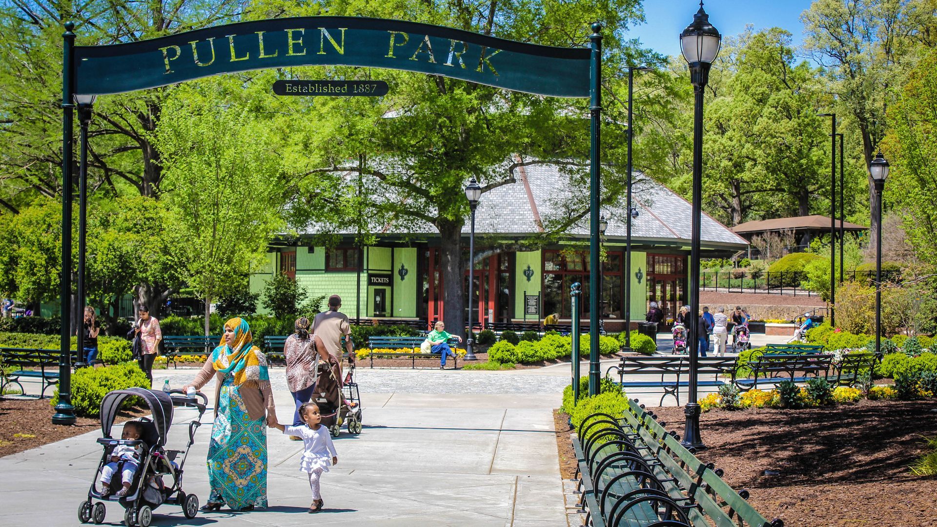 Pullen Park in Raleigh.