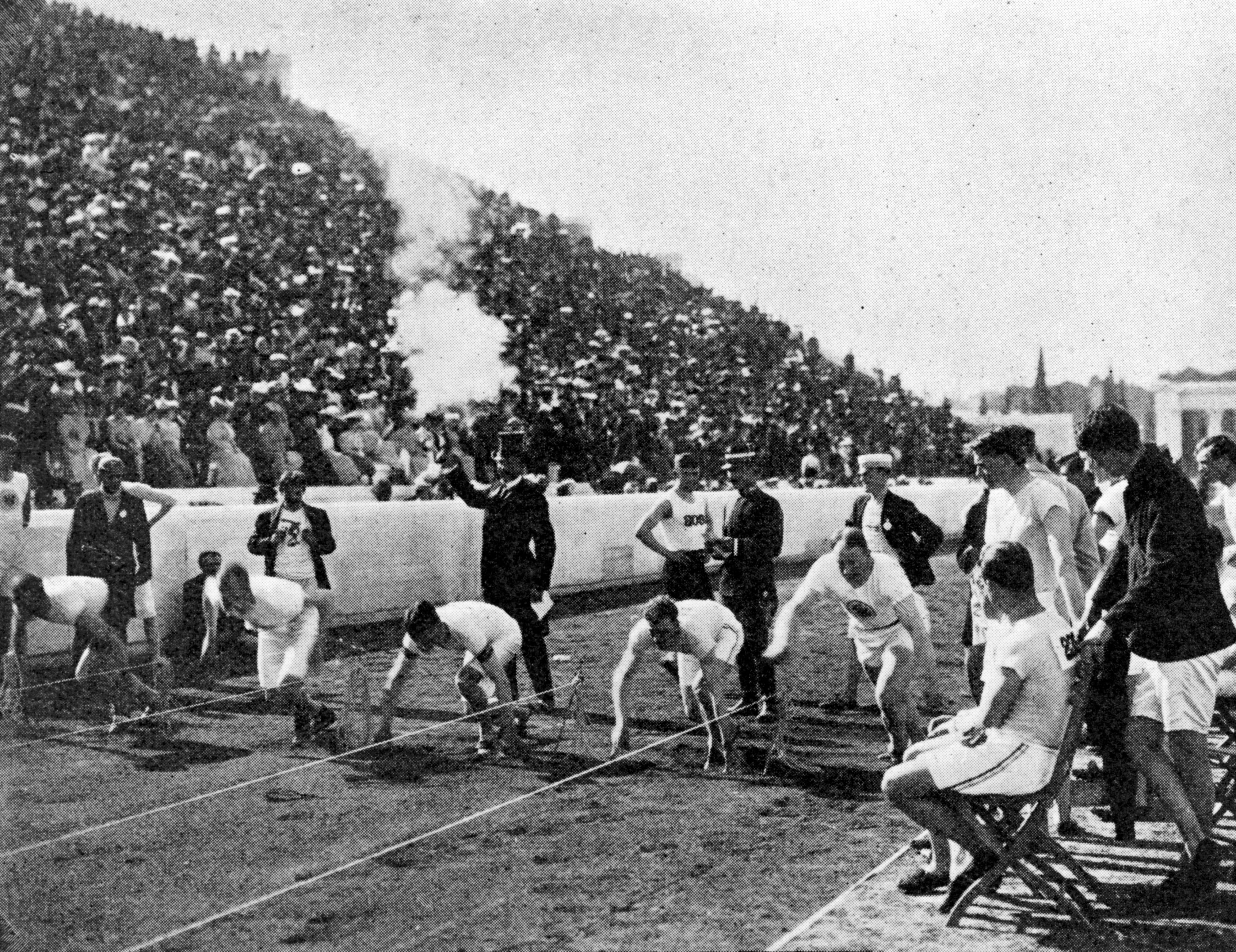 100 meter sprint at 1906 Intercalated Games