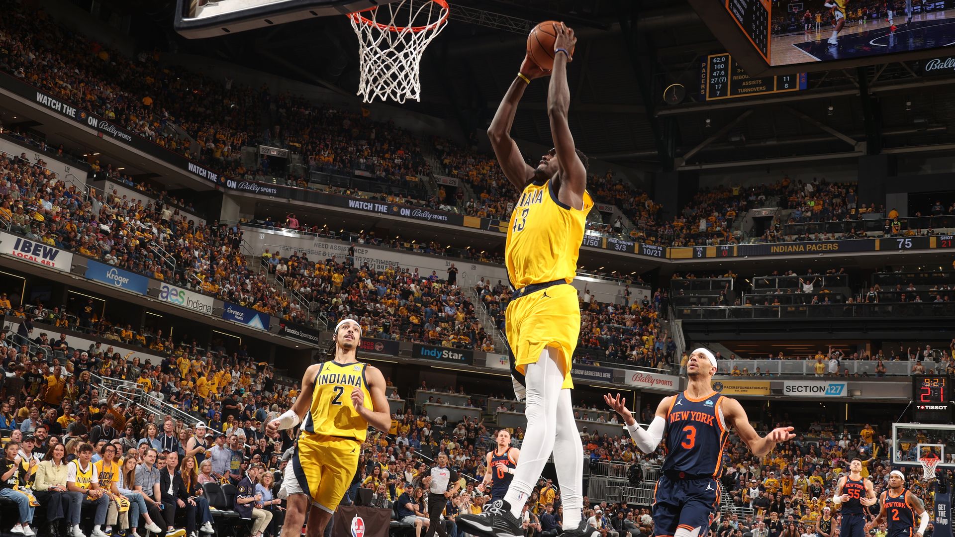 Pacers game slam dunk