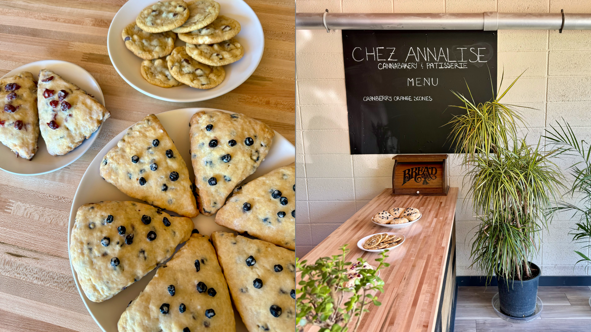 A photo of pastries on a table.