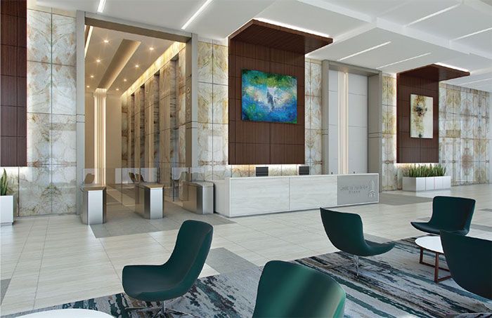 Bank of America Plaza lobby renovations