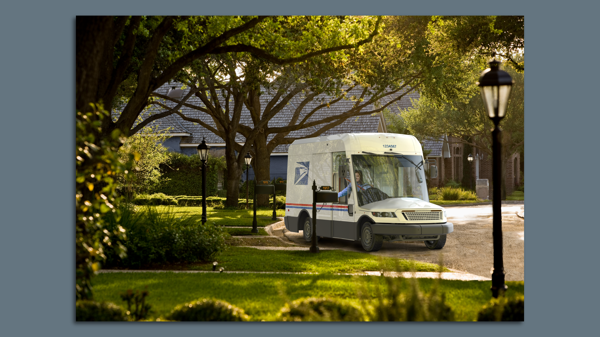 The USPS' next-gen mail truck.