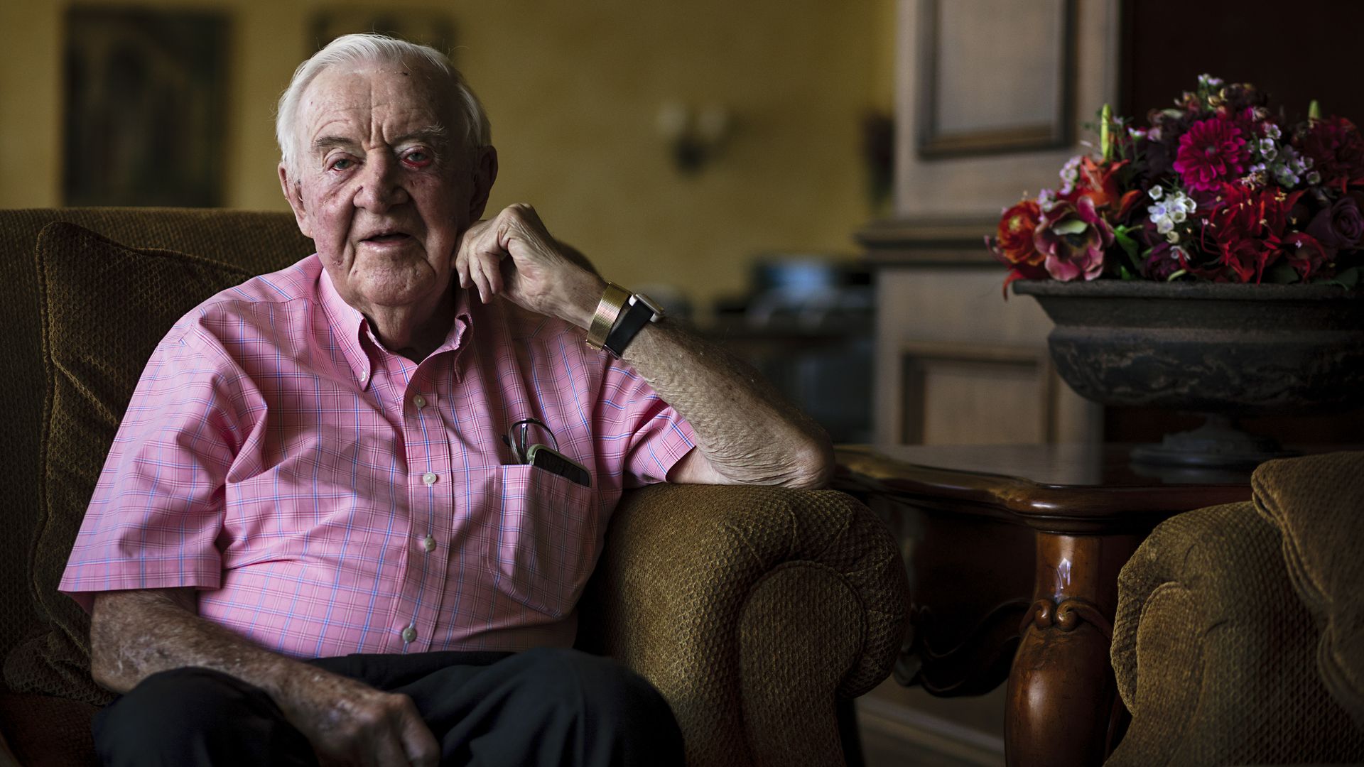 Former Associate Justice of the Supreme Court of the United States John Paul Stevens, 99, sits for a portrait on Thursday, May 9, 2019 in Fort Lauderdale, FL.