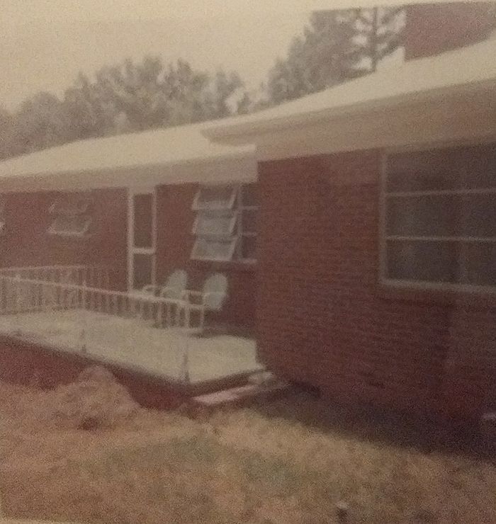 Darnell Ivory's red brick ranch house, which was moved from McCrorey Heights to Hyde Park in the late 1960s