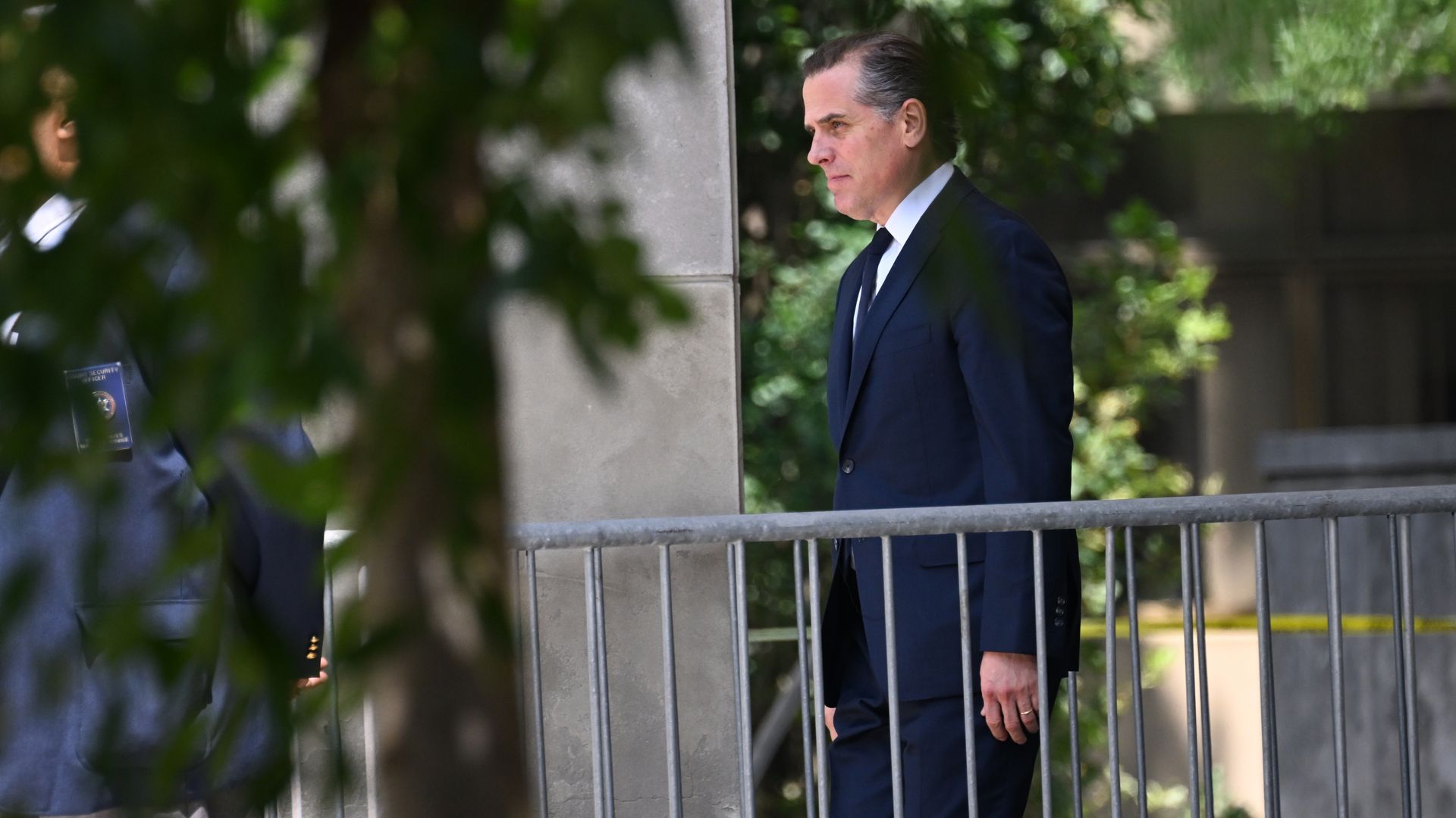 Hunter Biden, son of U.S. President Joe Biden, departs the J. Caleb Boggs Federal Building and United States Courthouse on July 26, 2023 in Wilmington, Delaware