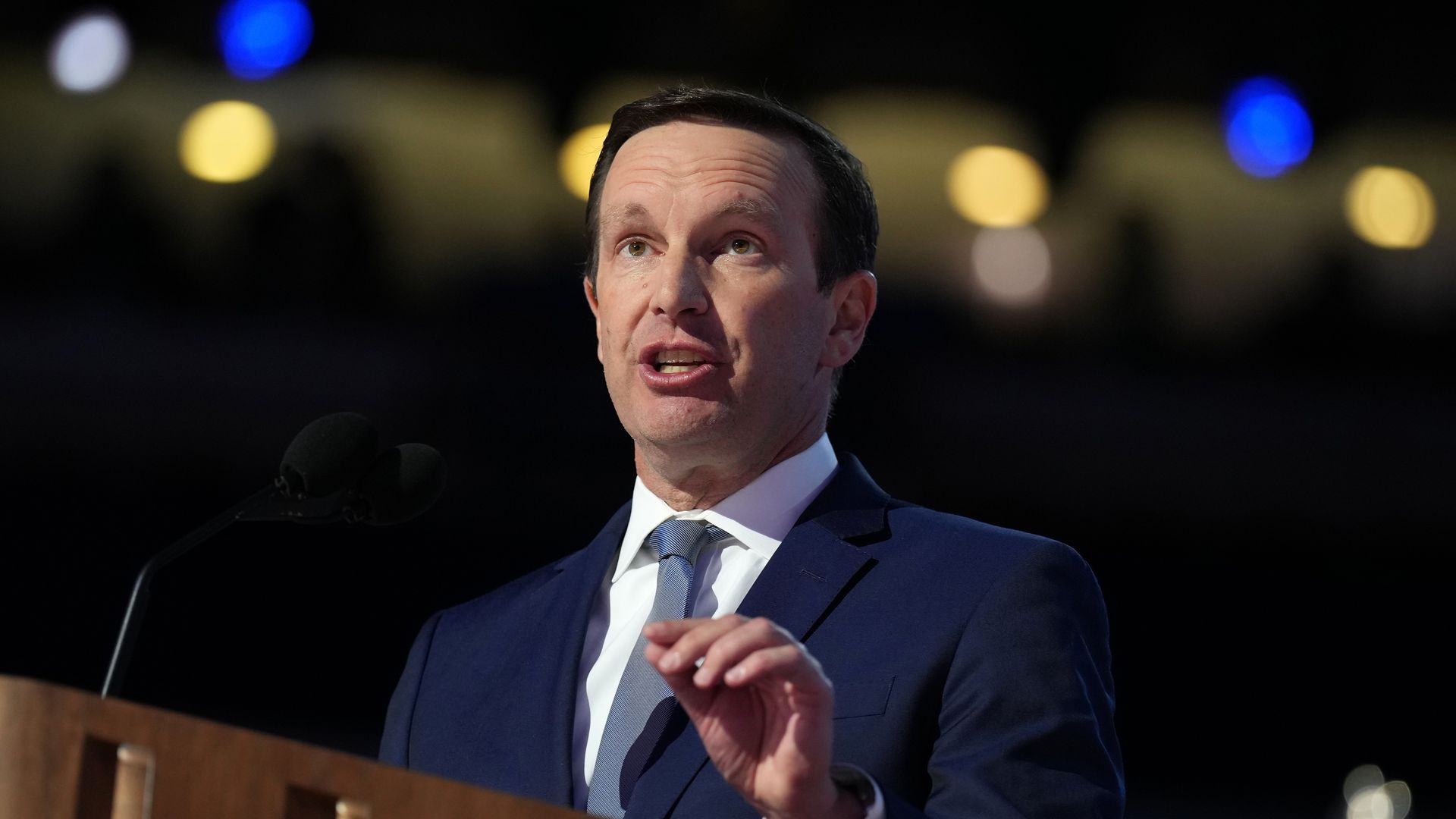 Sen. Chris Murphy speaks at the DNC