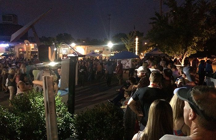 long line at NC Music Factory