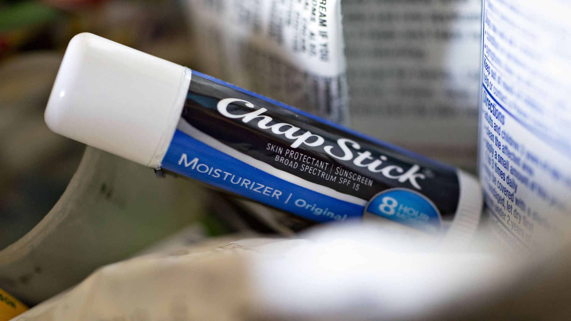 A tube of chapstick