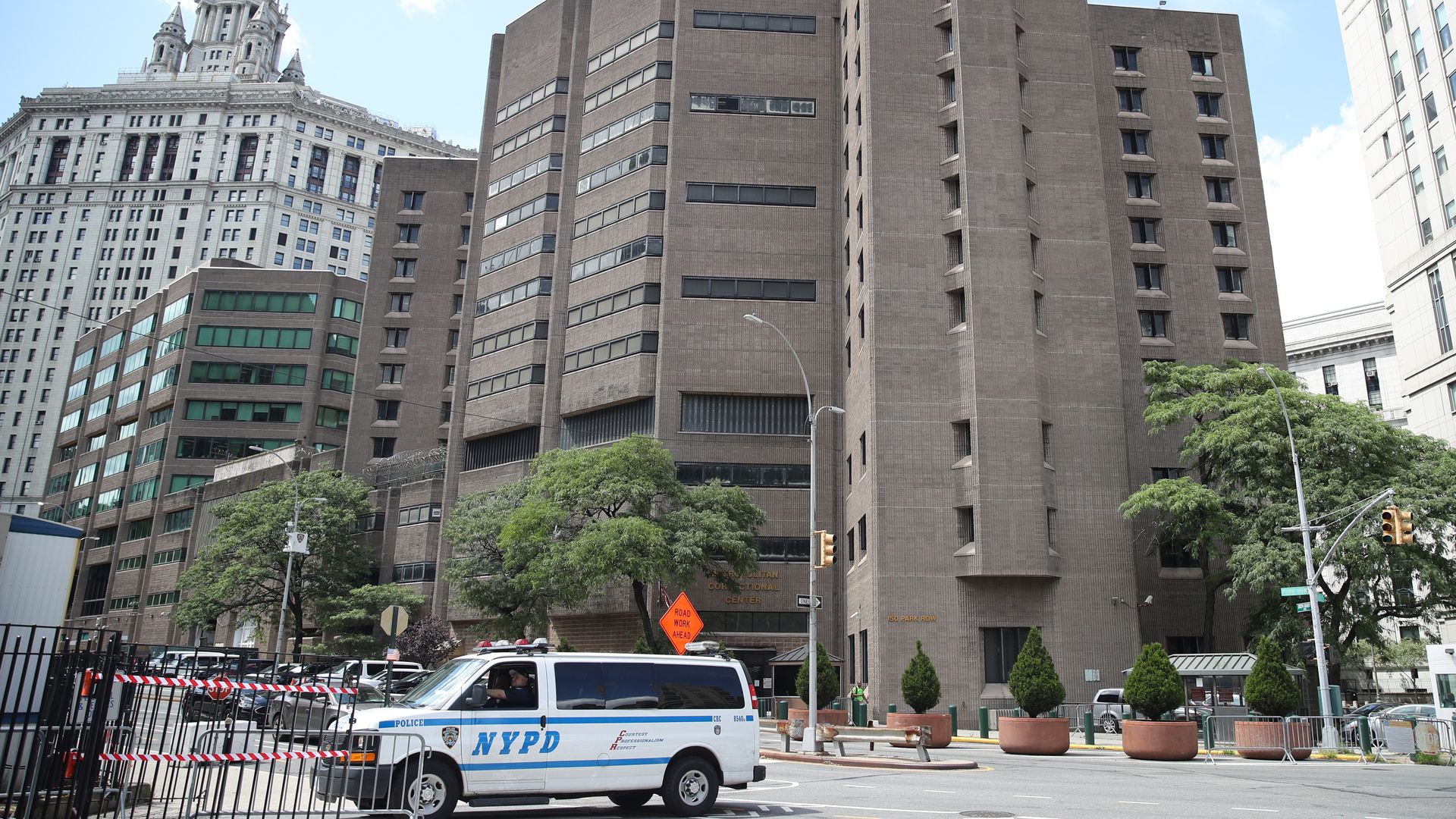 The Manhattan Correctional Center where the Jeffrey Epstein was found dead.