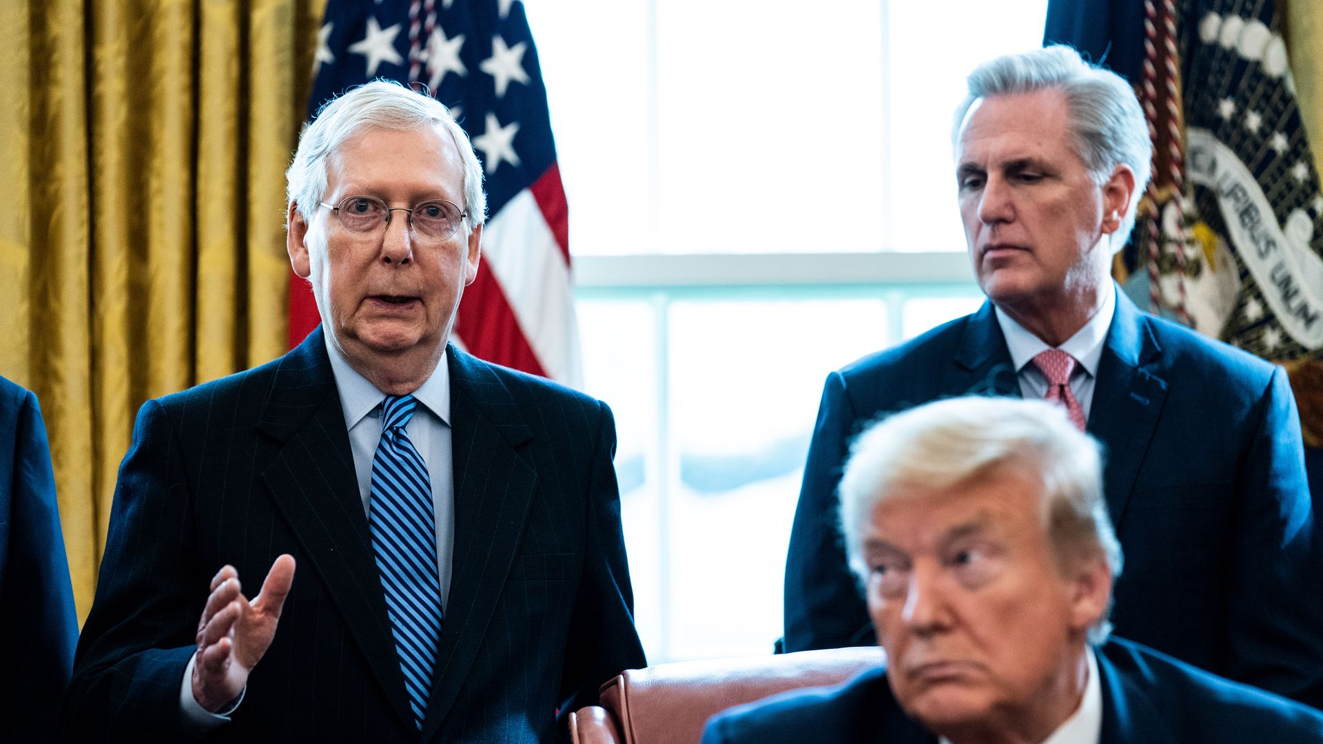 McConnell, Mccarthy and trump