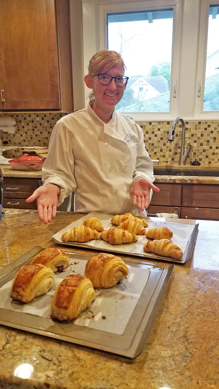 Croissants and pan au chocolates