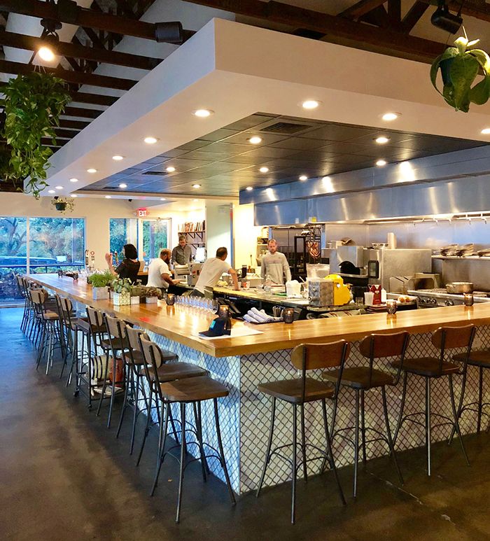open kitchen at flourshop in charlotte