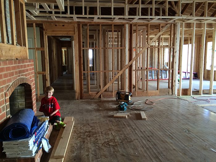 Bruce and Katrina Moffett home before renovations