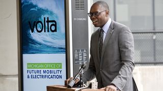 Lt. Garlin Gilchrist talks about electric vehicles in Detroit