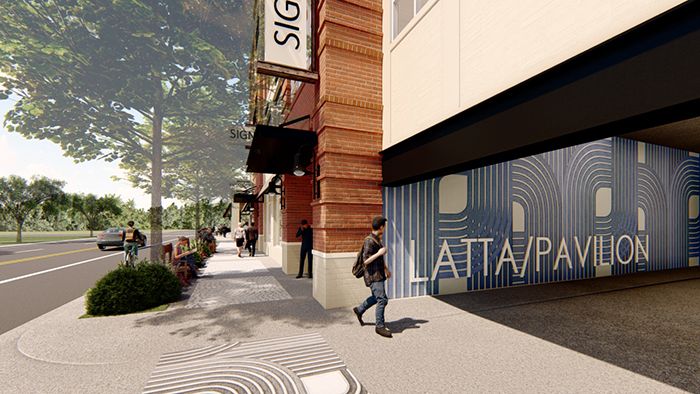 Renovated Latta Pavilion at 1315 East Blvd. in Dilworth