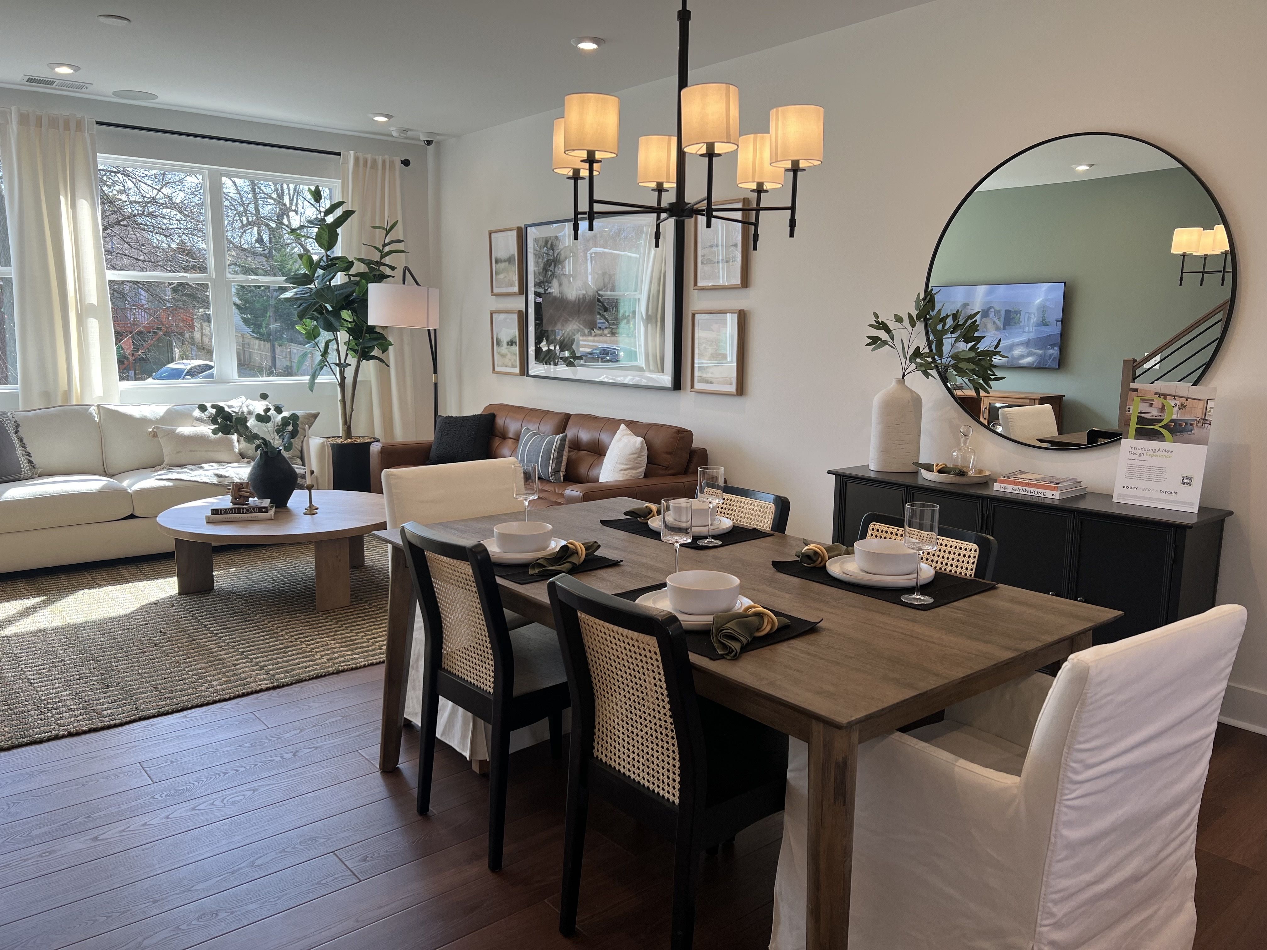 living and dining space