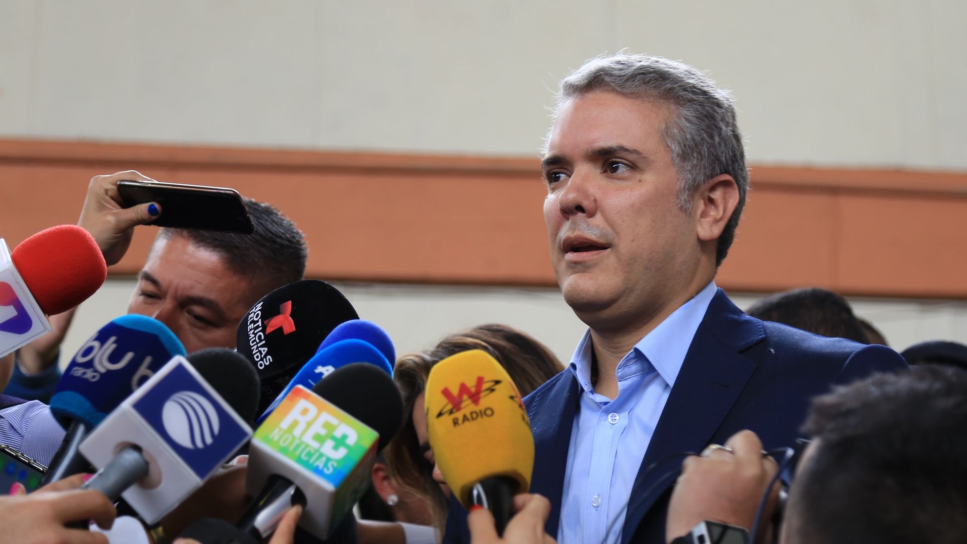 Presidential candidate for the Democratic Center Party, Ivan Duque