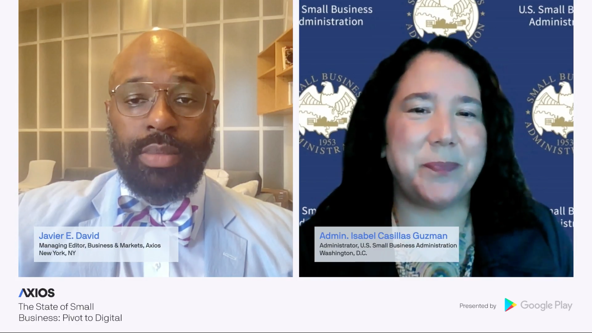 Axios' Javier E. David and Isabel Casillas Guzman