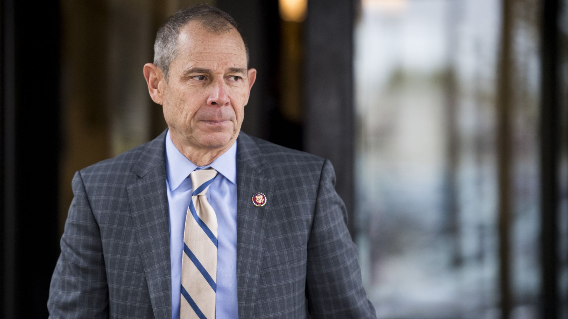 Rep. John Curtis (R-Utah) leaving the Capitol Hill Club in October 2019.
