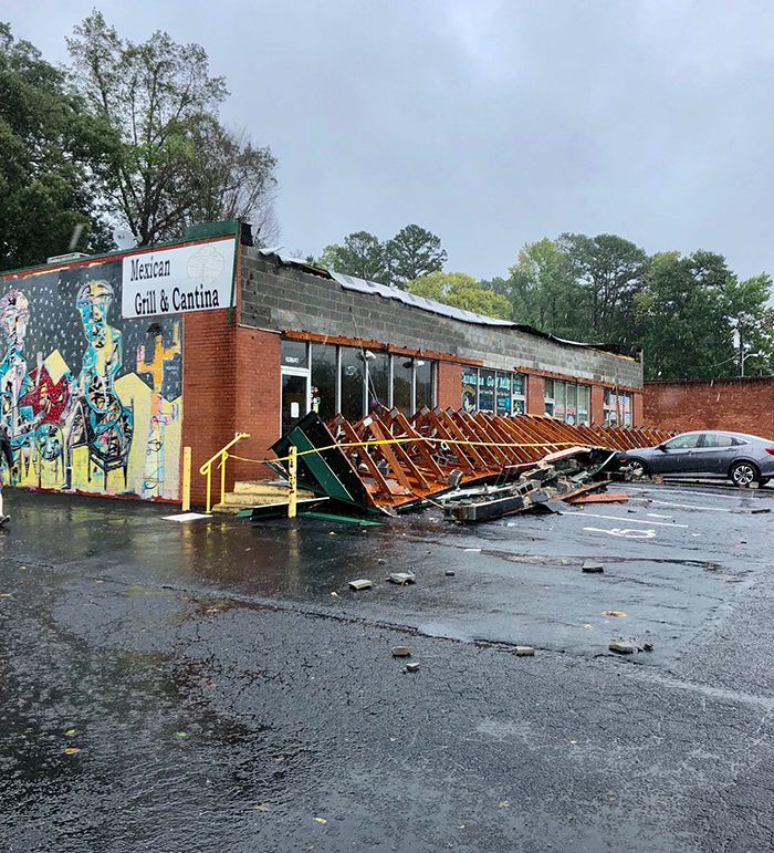 damage-at-three-amigos-from-hurrican-florence